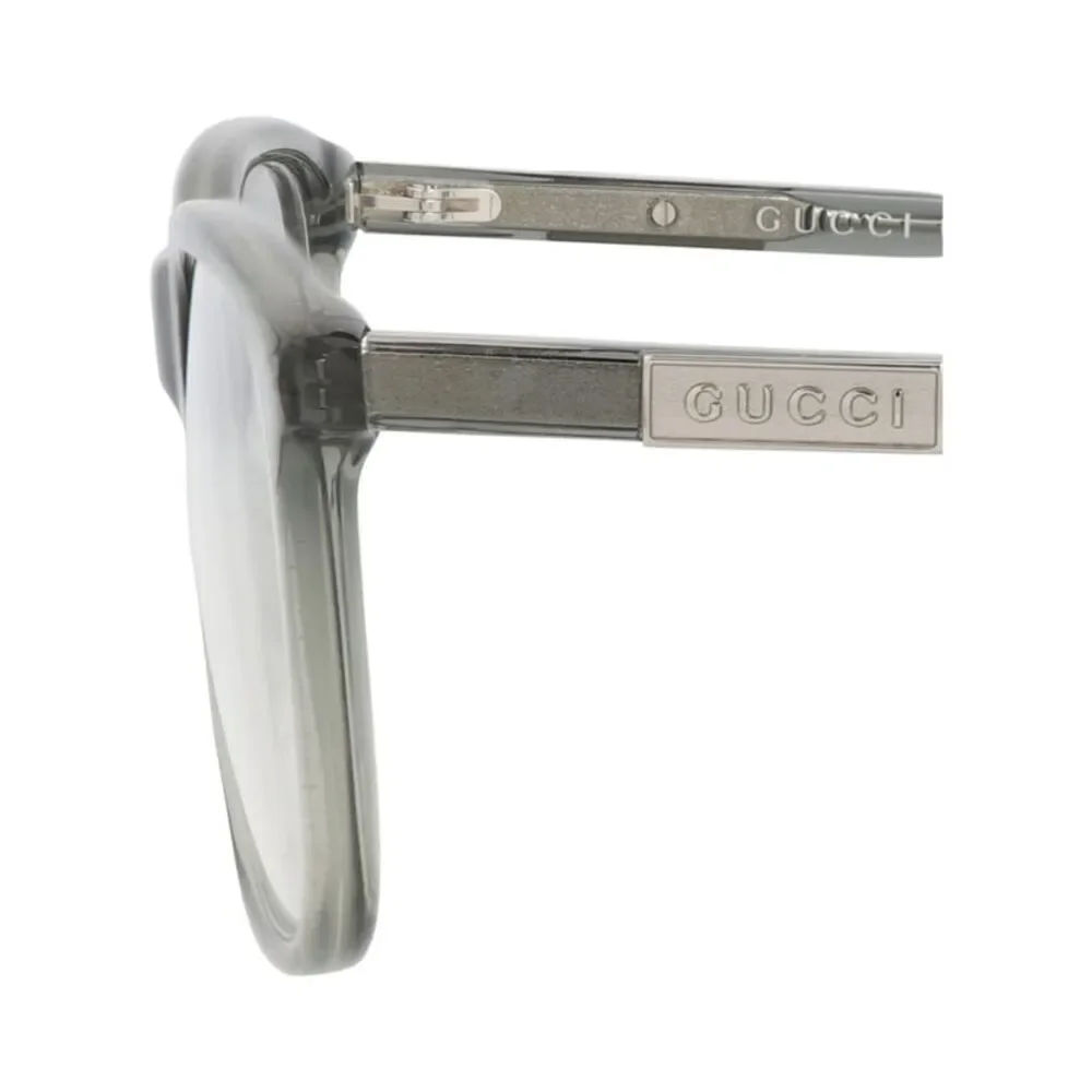 Gucci Square-Frame Acetate Optical Frames Grey Mens